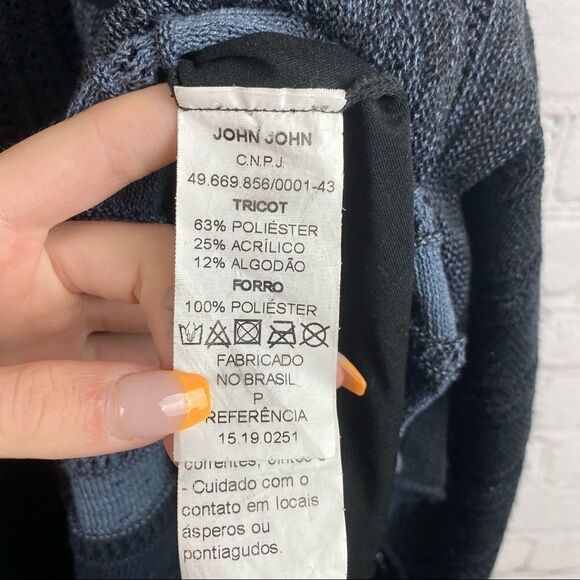 Crochet Knit Black Racerback Ribbed Mini Dress - Picture 9 of 9